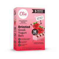 Refrigerated Greek Yogurt Bars - Drizzled 5 Pack - Strawberry Dream