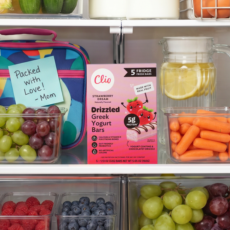 Refrigerated Greek Yogurt Bars - Drizzled 5 Pack - Strawberry Dream