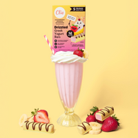 Refrigerated Greek Yogurt Bars - Drizzled 5 Pack - Strawberry Banana Milkshake