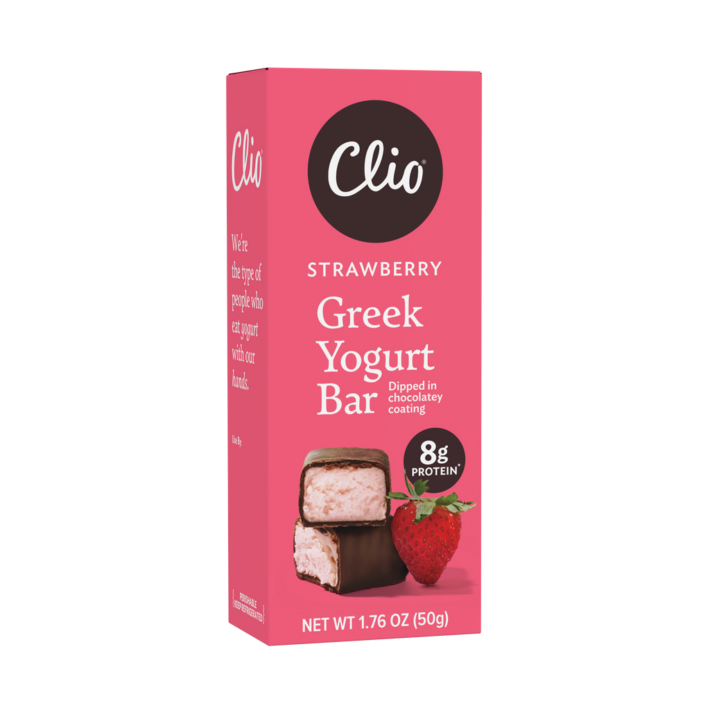 Strawberry Greek Yogurt Bar 1 Bar Count Clio Snacks