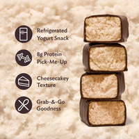 Refrigerated Greek Yogurt Bars - Full Size 4 Pack - Pumpkin Spice