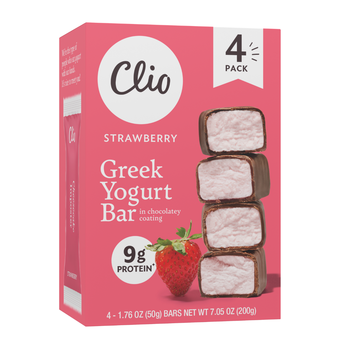 Strawberry Greek Yogurt - 4 Bar Count