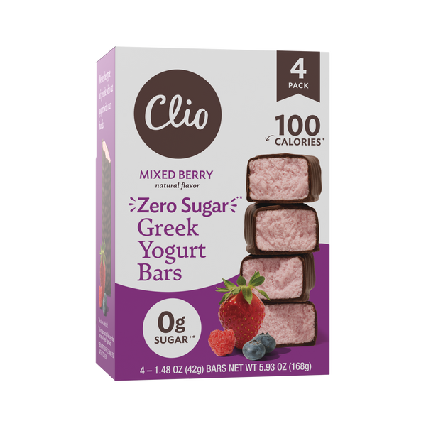 Zero Sugar Mixed Berry Greek Yogurt - 4 Bar Count