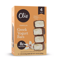 Refrigerated Greek Yogurt Bars - Full Size 4 Pack - Vanilla