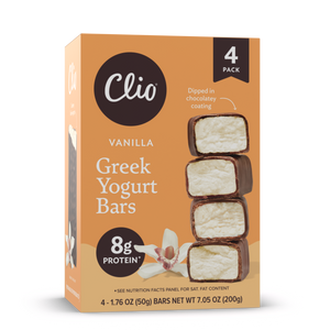 Refrigerated Greek Yogurt Bars - Full Size 4 Pack - Vanilla