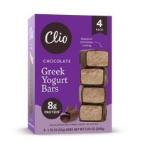 Refrigerated Greek Yogurt Bars - Full Size 4 Pack - Chocolate