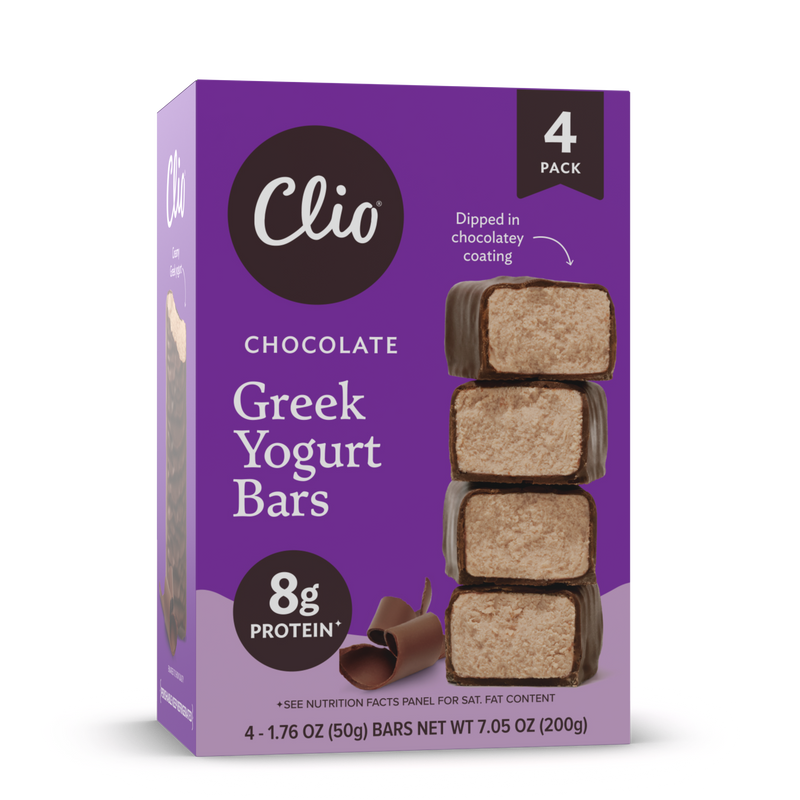 Refrigerated Greek Yogurt Bars - Full Size 4 Pack - Chocolate