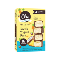 Refrigerated Greek Yogurt Bars - Full Size 4 Pack - Piña Colada