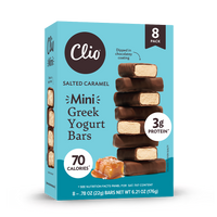 Refrigerated Greek Yogurt Bars - Mini Size 8 Pack - Salted Caramel