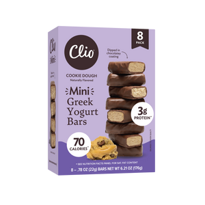 Refrigerated Greek Yogurt Bars - Mini Size 8 Pack - Cookie Dough