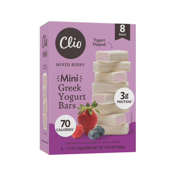 Yogurt Dipped Mixed Berry Minis - 8 Bar Count