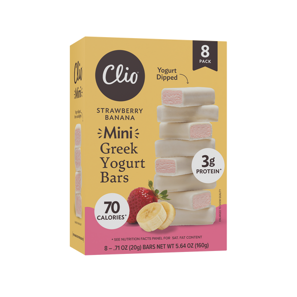 Yogurt Dipped Strawberry Banana Minis - 8 Bar Count