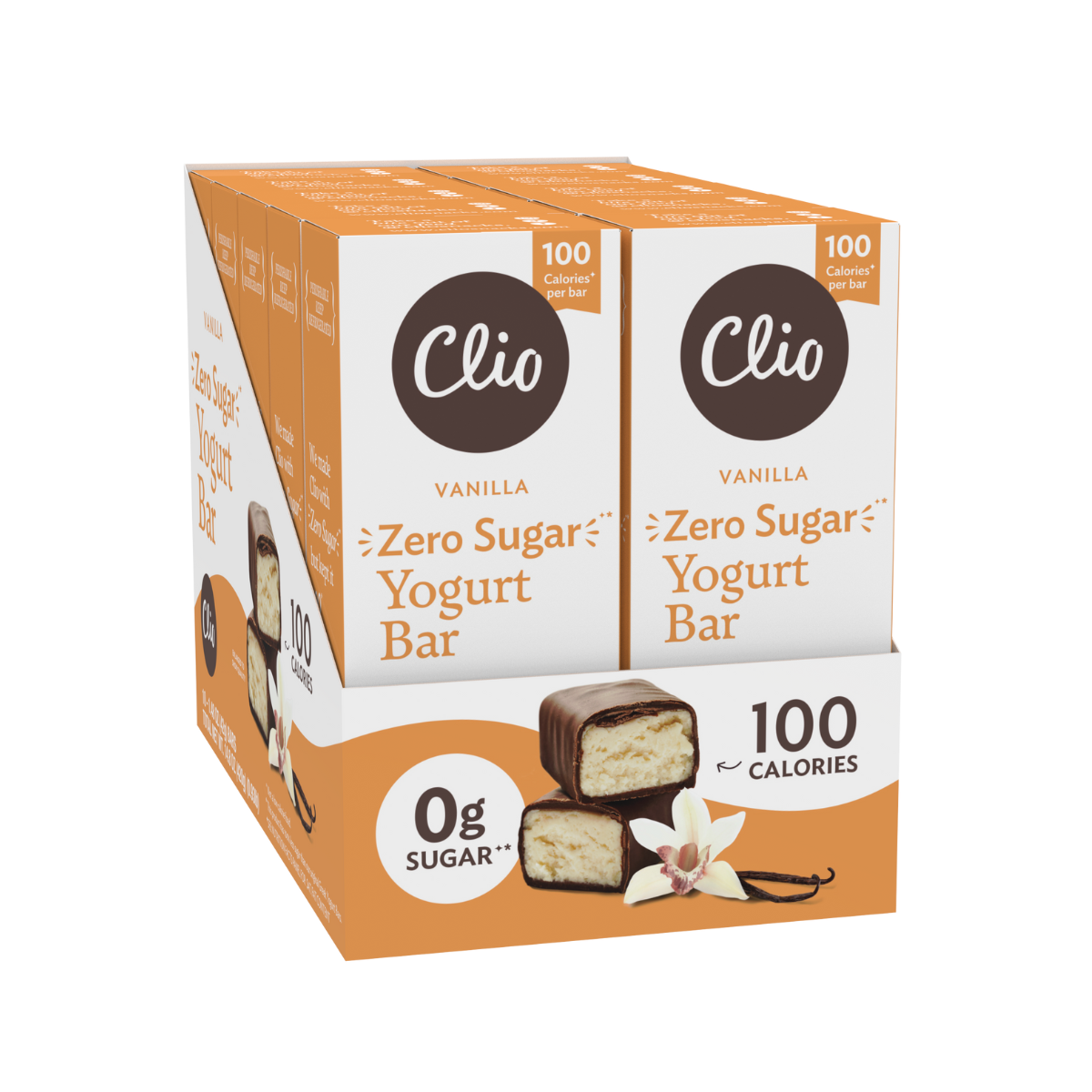 Zero Sugar Vanilla 1 Bar Count Clio Snacks